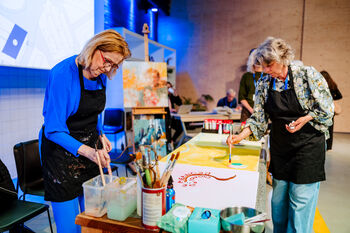 Blue Zone Festival 2026: Schilderen in de lounge